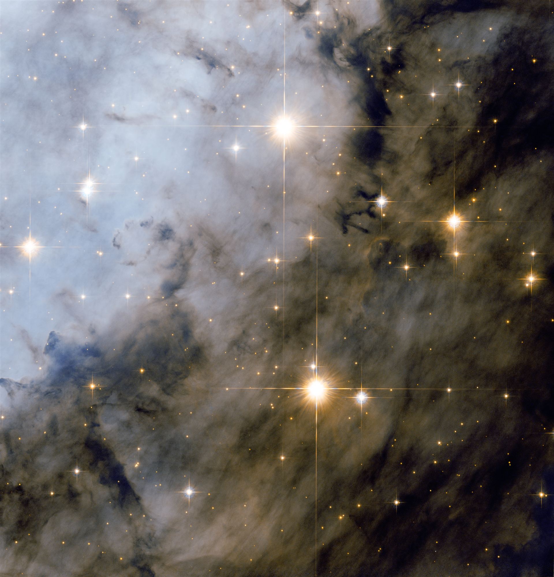 Hubble peers deeply into the Eagle Nebula