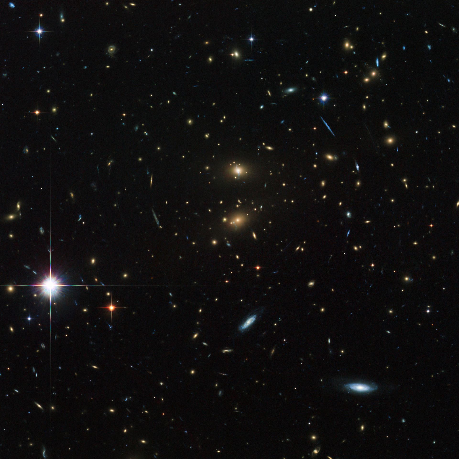 Hubble peers through the looking glass