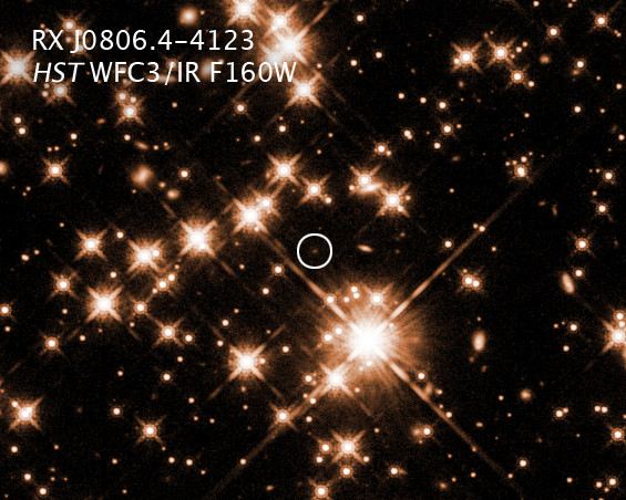 Hubble sees an unusual neutron star