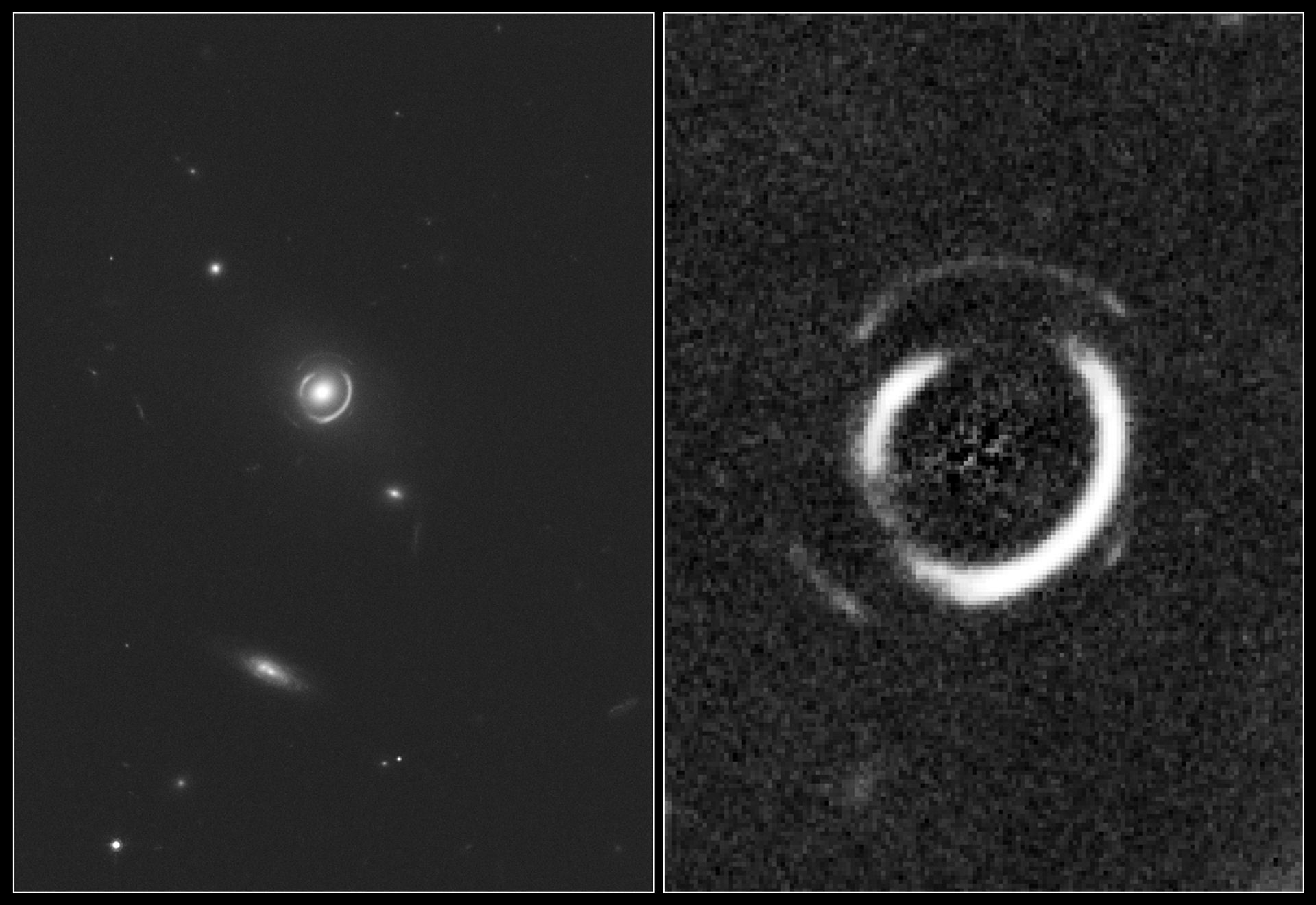 Hubble sees double Einstein ring