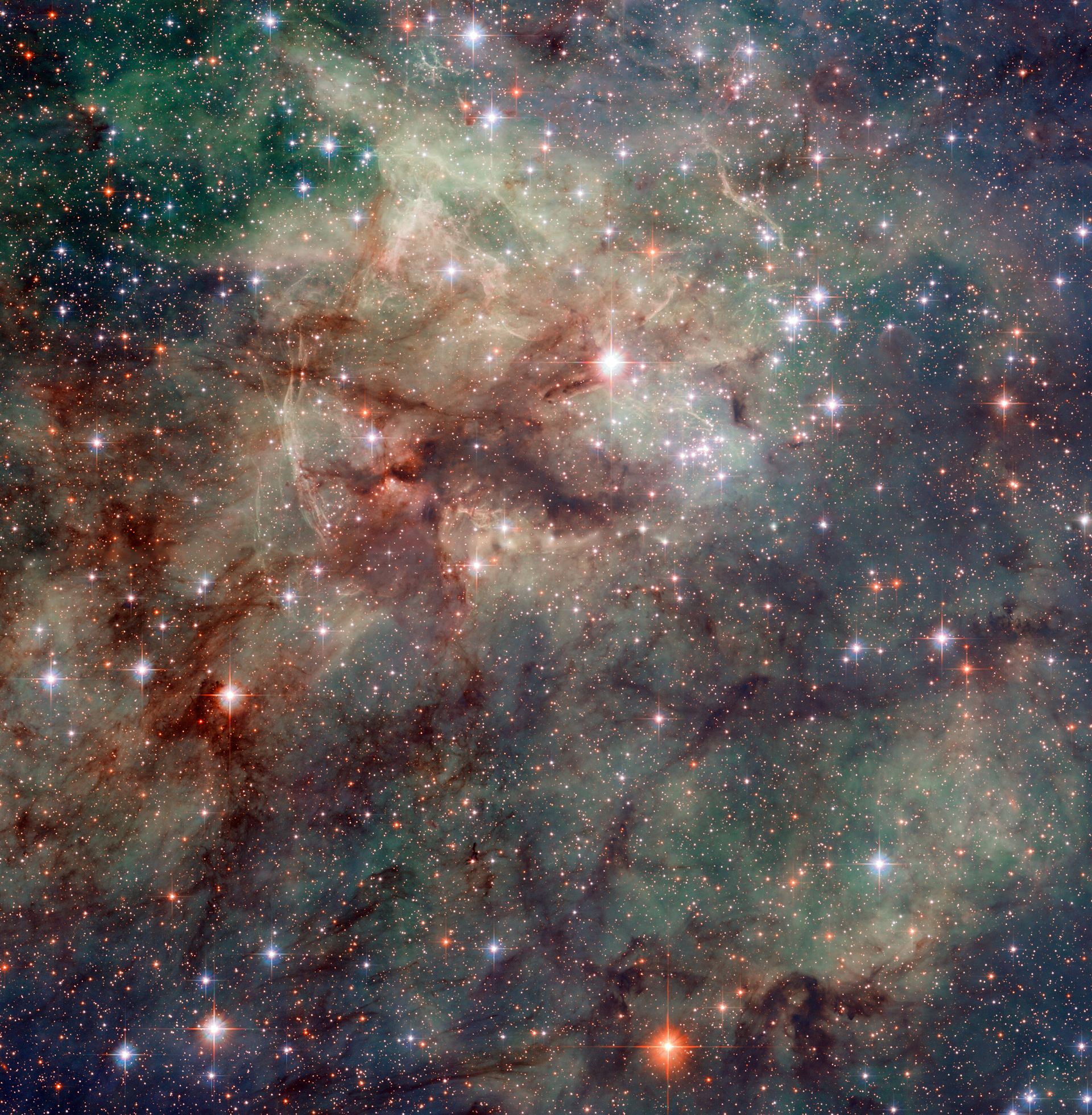 Hubble snaps close-up of the Tarantula
