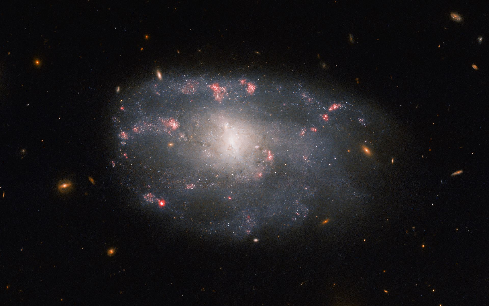 Hubble spies a meandering spiral