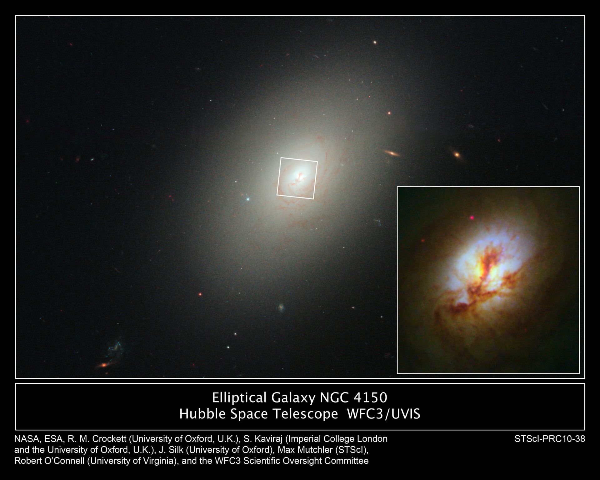Hubble spies young stars in ancient galaxy&rsquo;s core