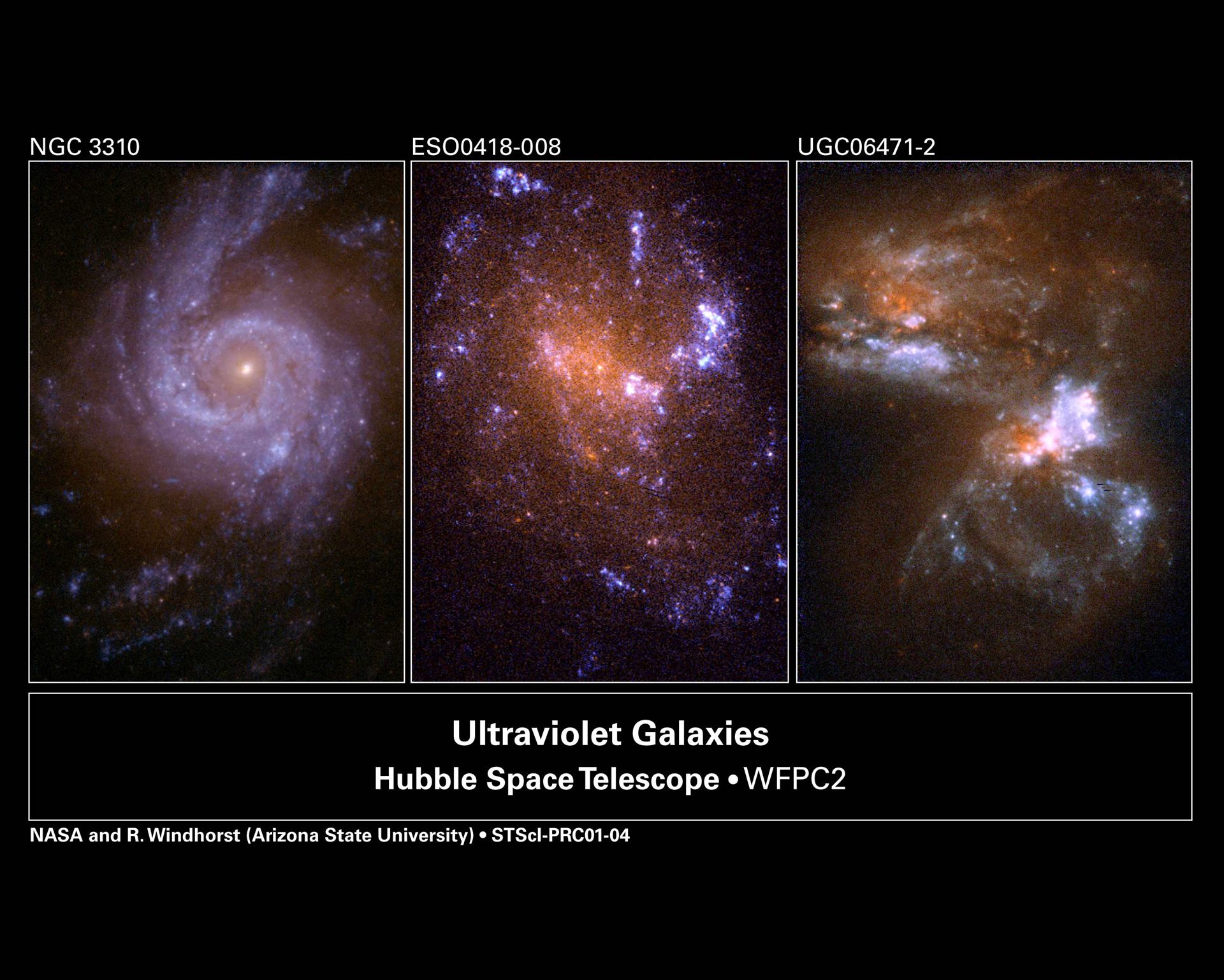 Hubble ultraviolet view of nearby galaxies
