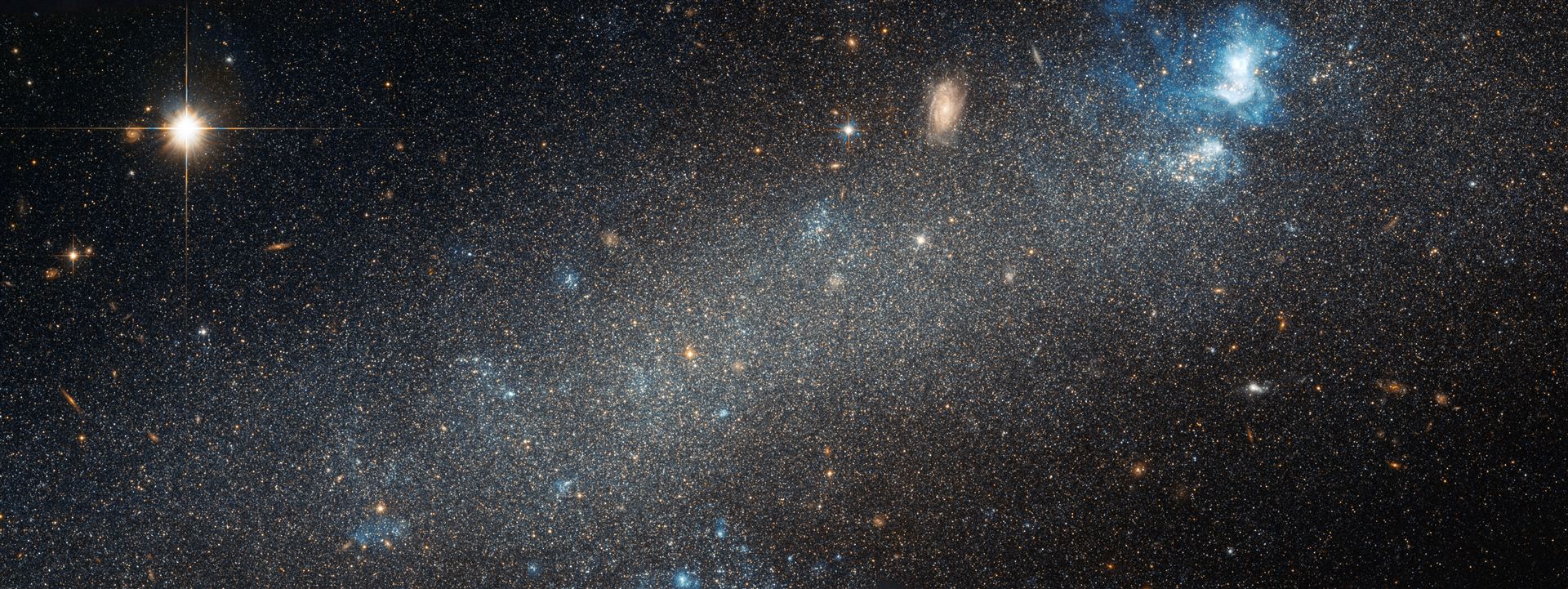 Hubble view of NGC 2366