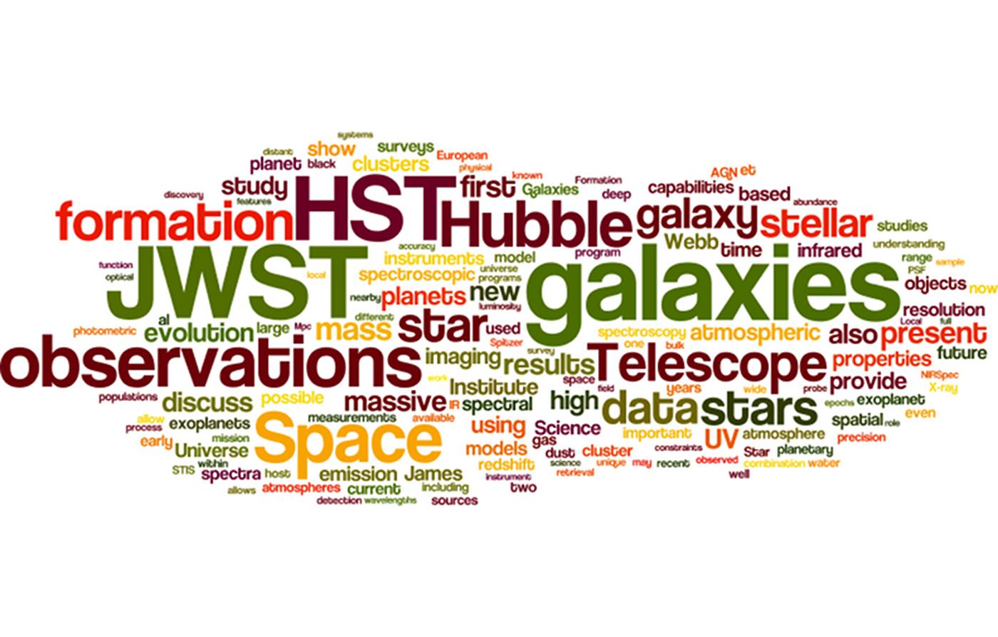 Hubble wordle