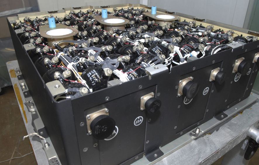 Hubble&rsquo;s Battery Module Assembly with lid removed