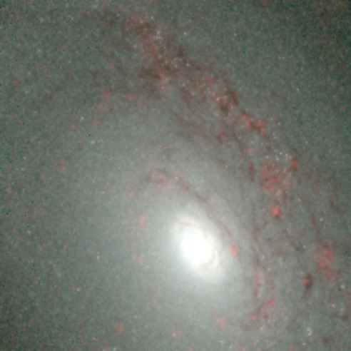 Hubble&rsquo;s Infrared Galaxy Gallery. A View of NGC 4826