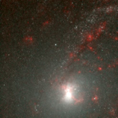 Hubble&rsquo;s Infrared Galaxy Gallery. A View of NGC 6946