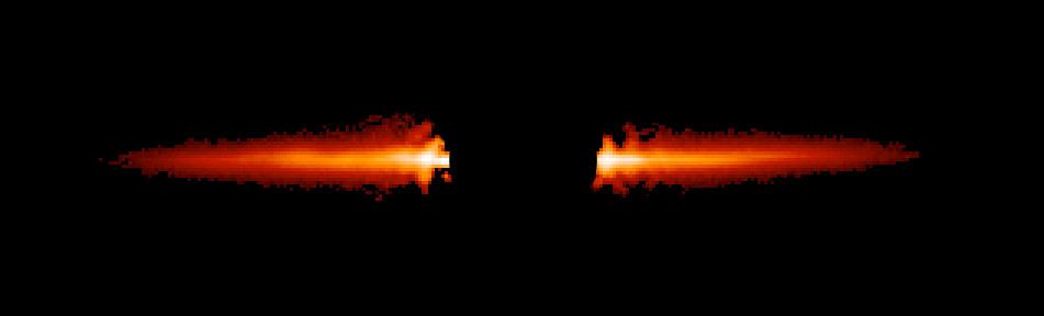 Hubble&rsquo;s Snapshot of Debris Disk Around Young Star – Unannotated