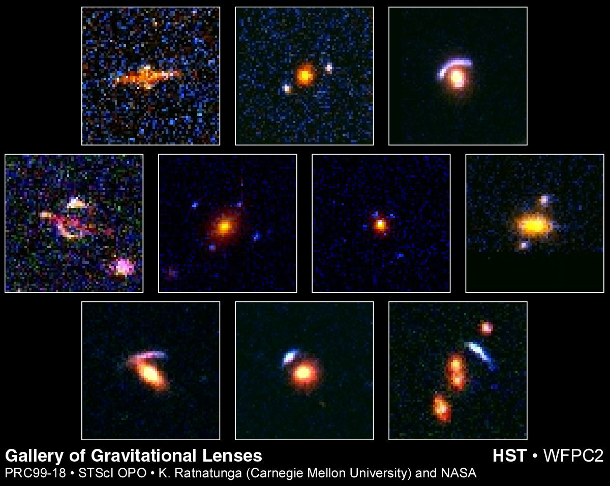 Hubble&rsquo;s top ten gravitational lenses