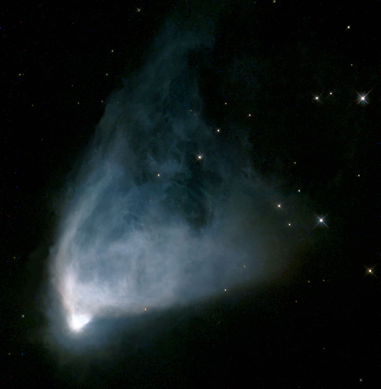 Hubble&rsquo;s variable nebula (NGC 2261)