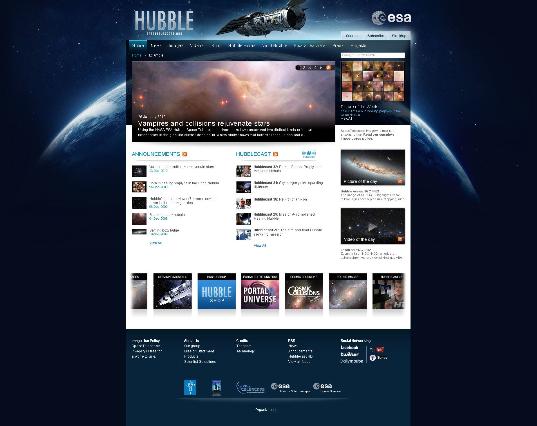 Hubble’s European website gets a facelift!