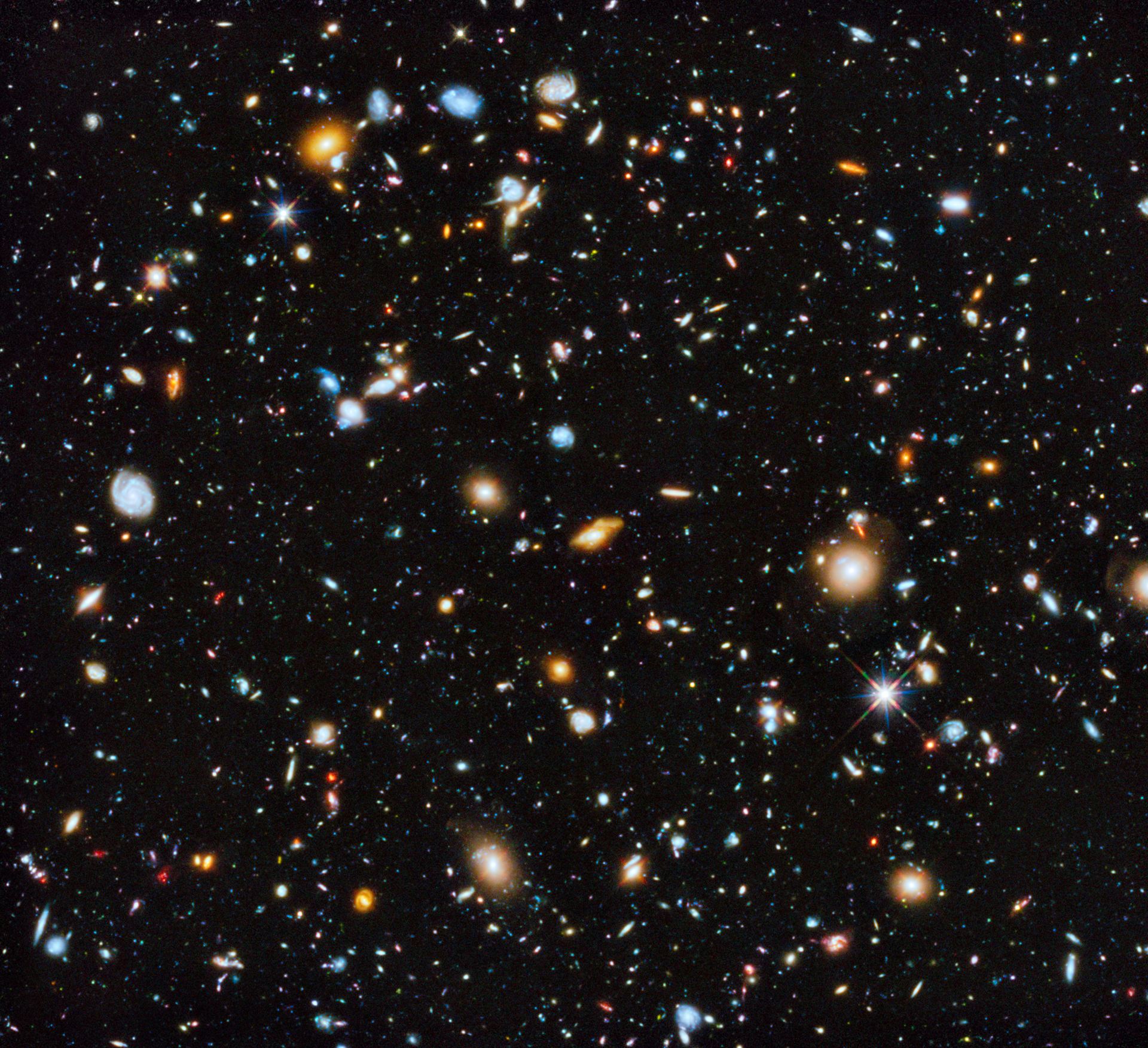 Hubble’s colourful view of the Universe