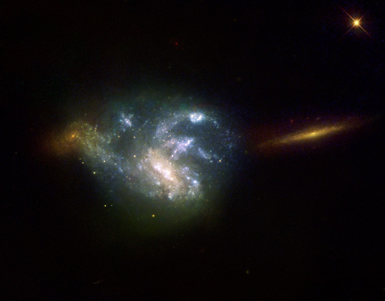Hyperactive galaxy NGC 7673