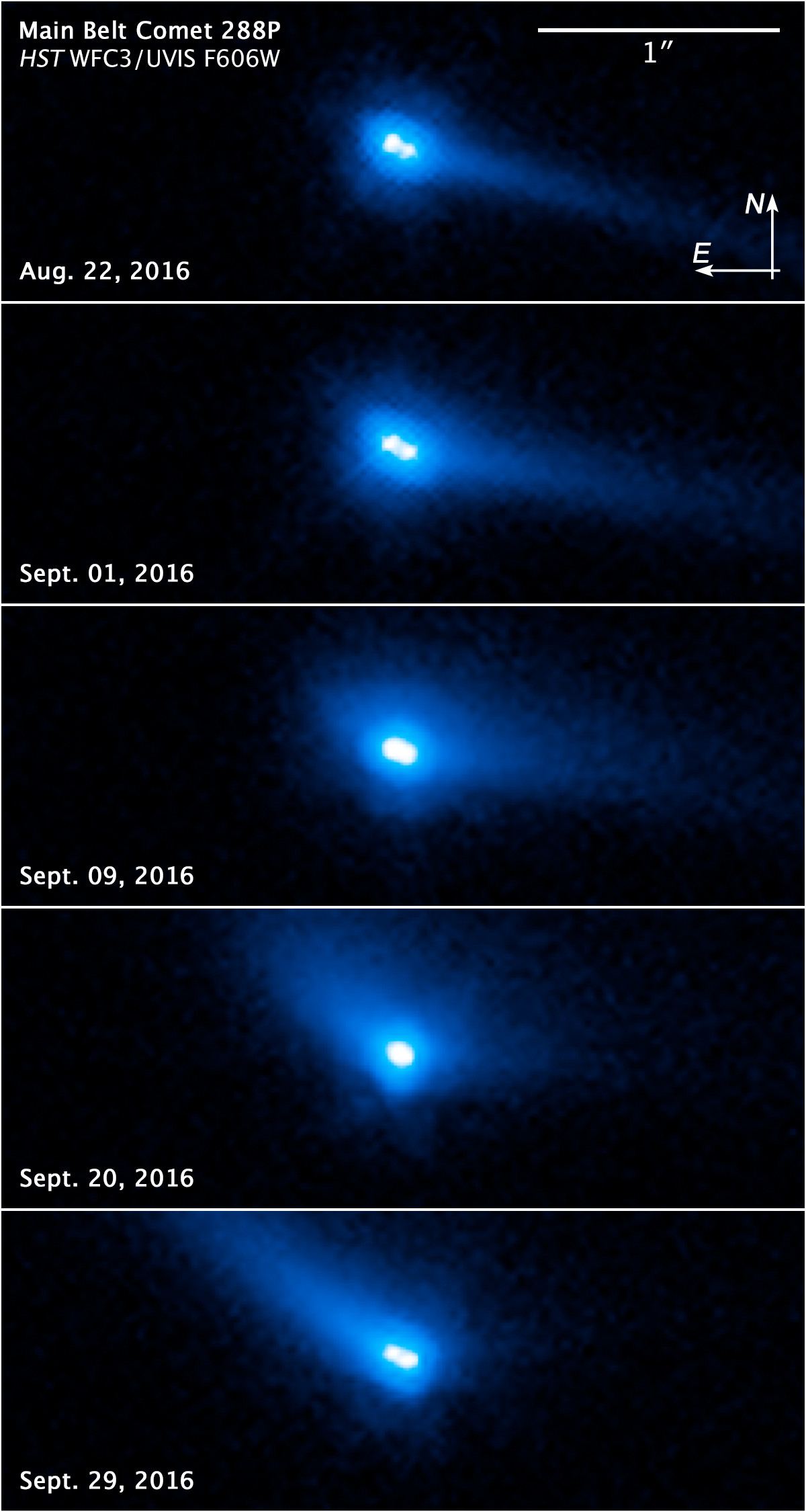 Image of binary asteroid system 288P