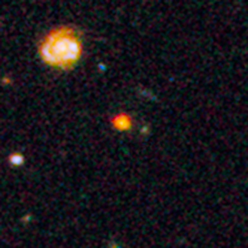 Inset view of distant galaxy GOODS-N-774
