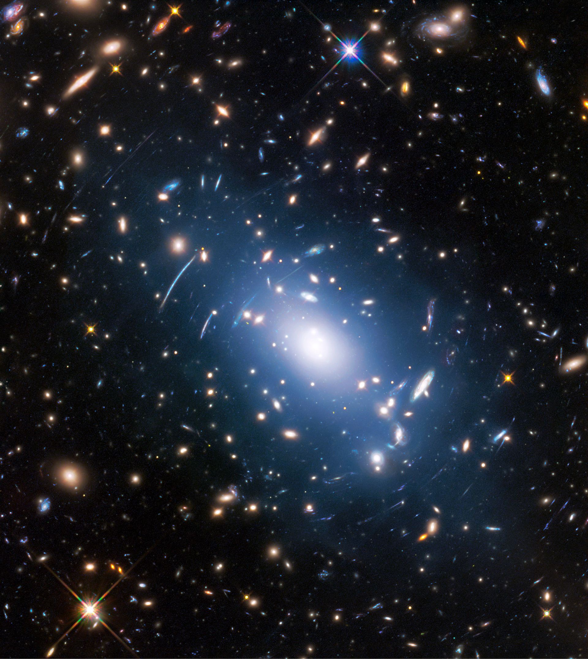 Intracluster light in Abell S1063