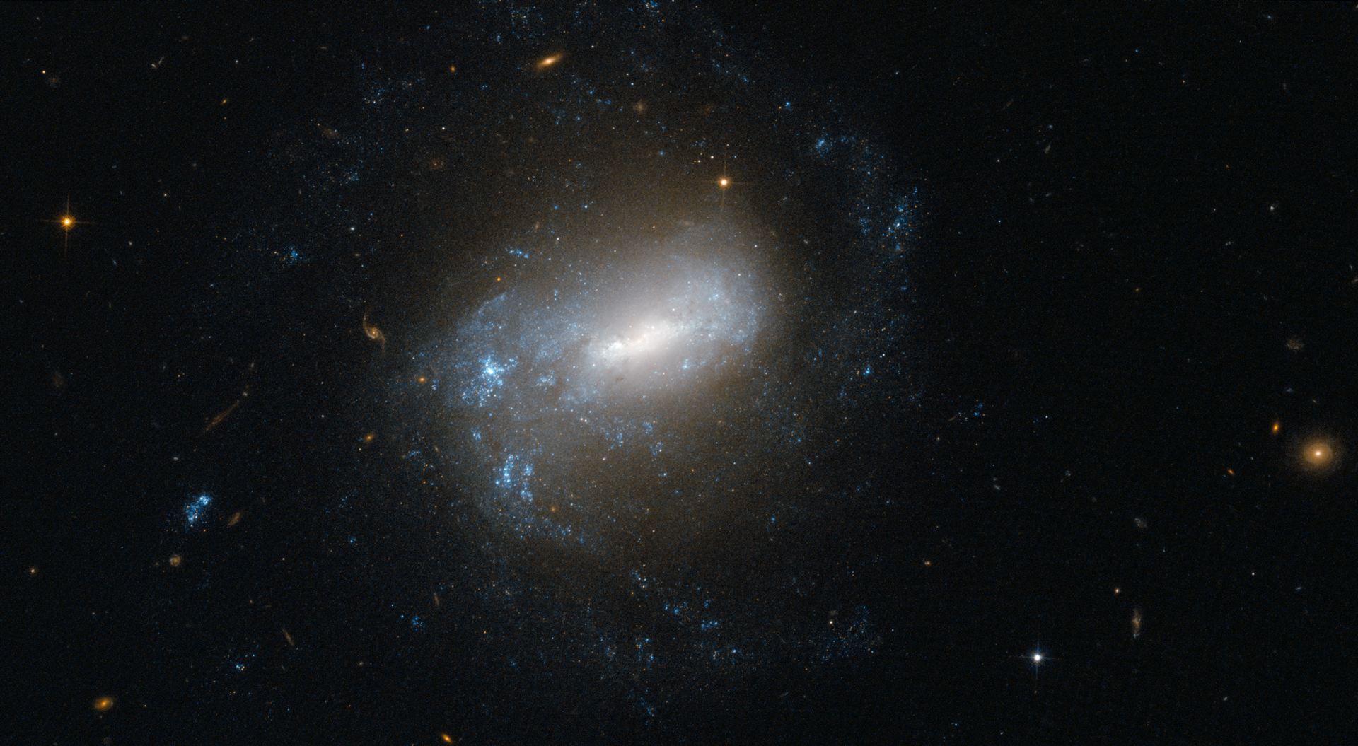 Islands of stars in the river