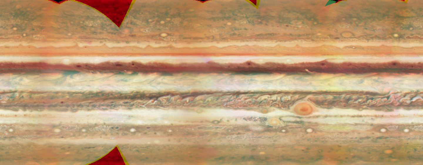 Jupiter Map – Unannotated