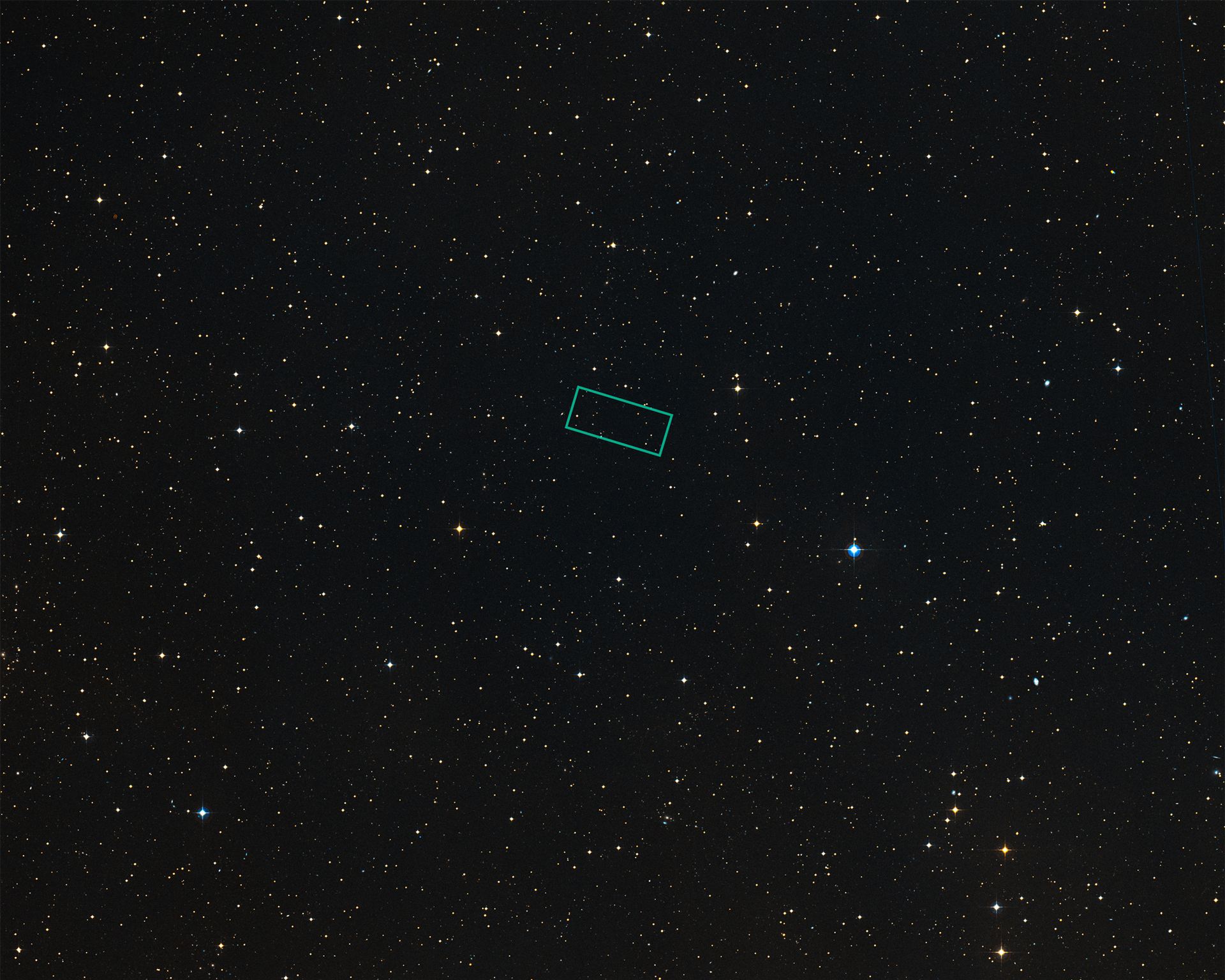 Location of GOODS-SERS in the DSS (ground-based image)