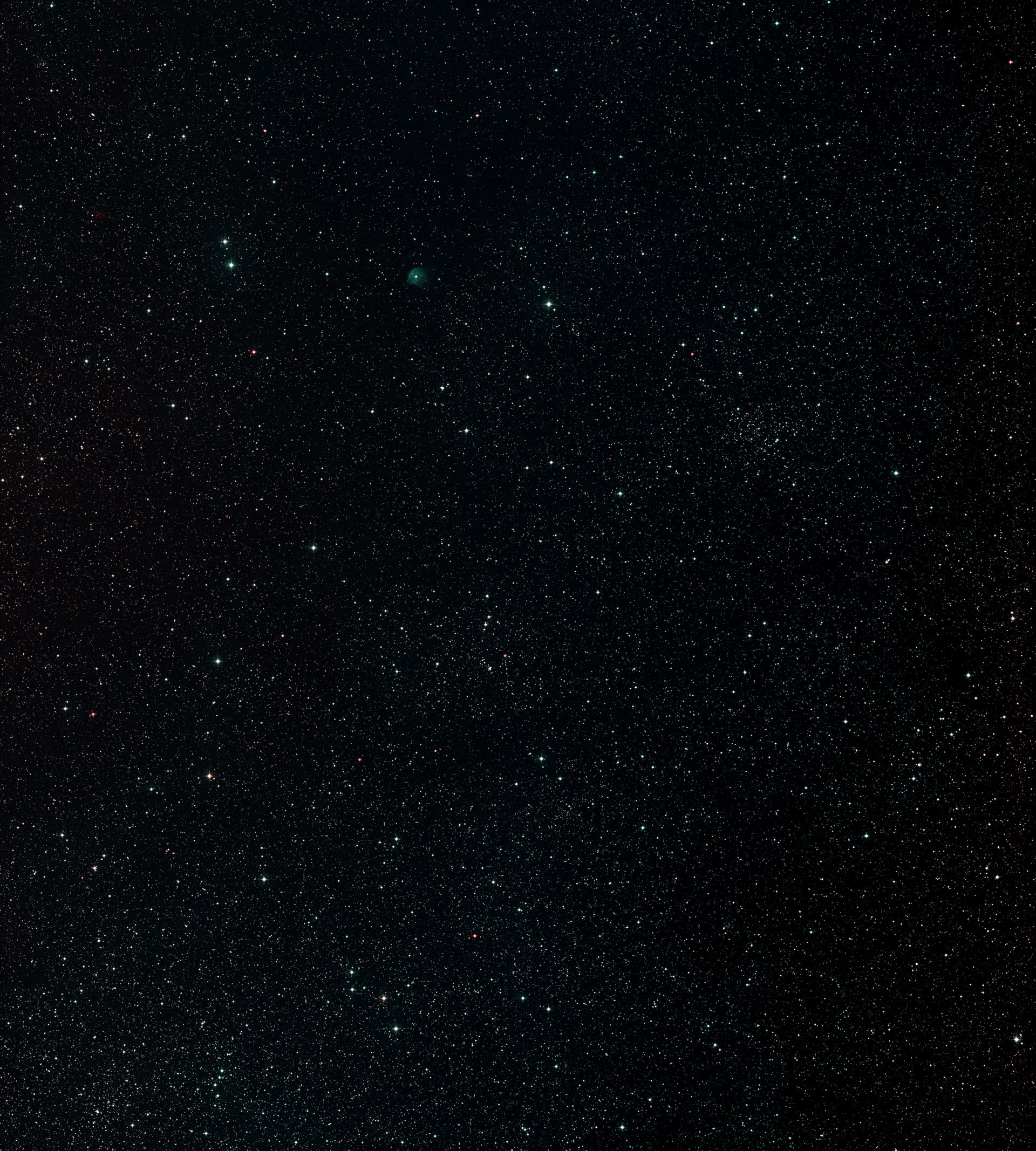 Location of Tycho&rsquo;s Supernova in the sky (ground-based image)