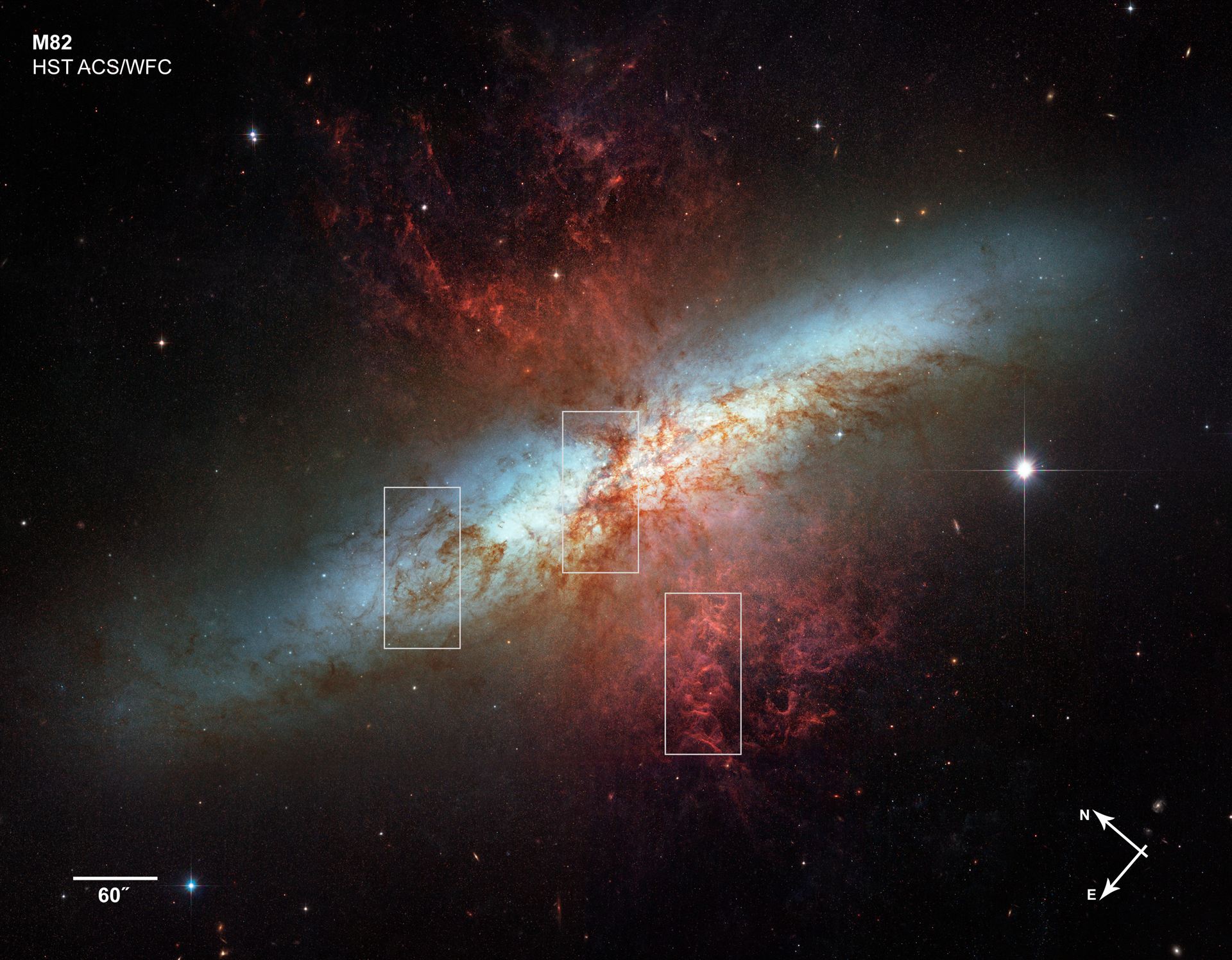 Location of the Messier 82 details