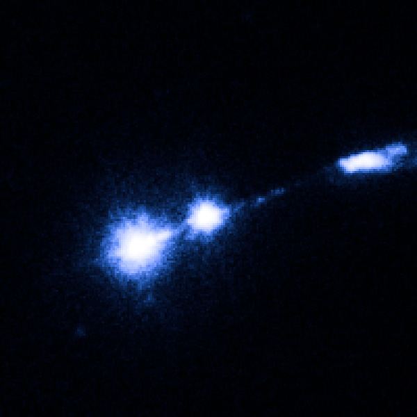 M87 nucleus and bright knot