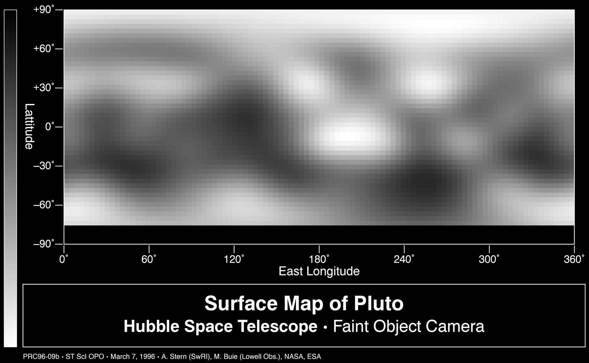 Map of Pluto&rsquo;s Surface