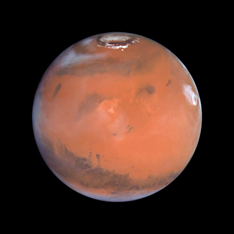 Mars at Opposition (the Elysium Region)