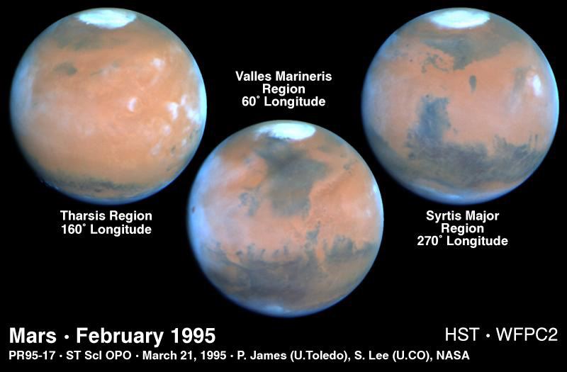 Mars at Opposition 1995