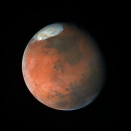 Mars in October 1996