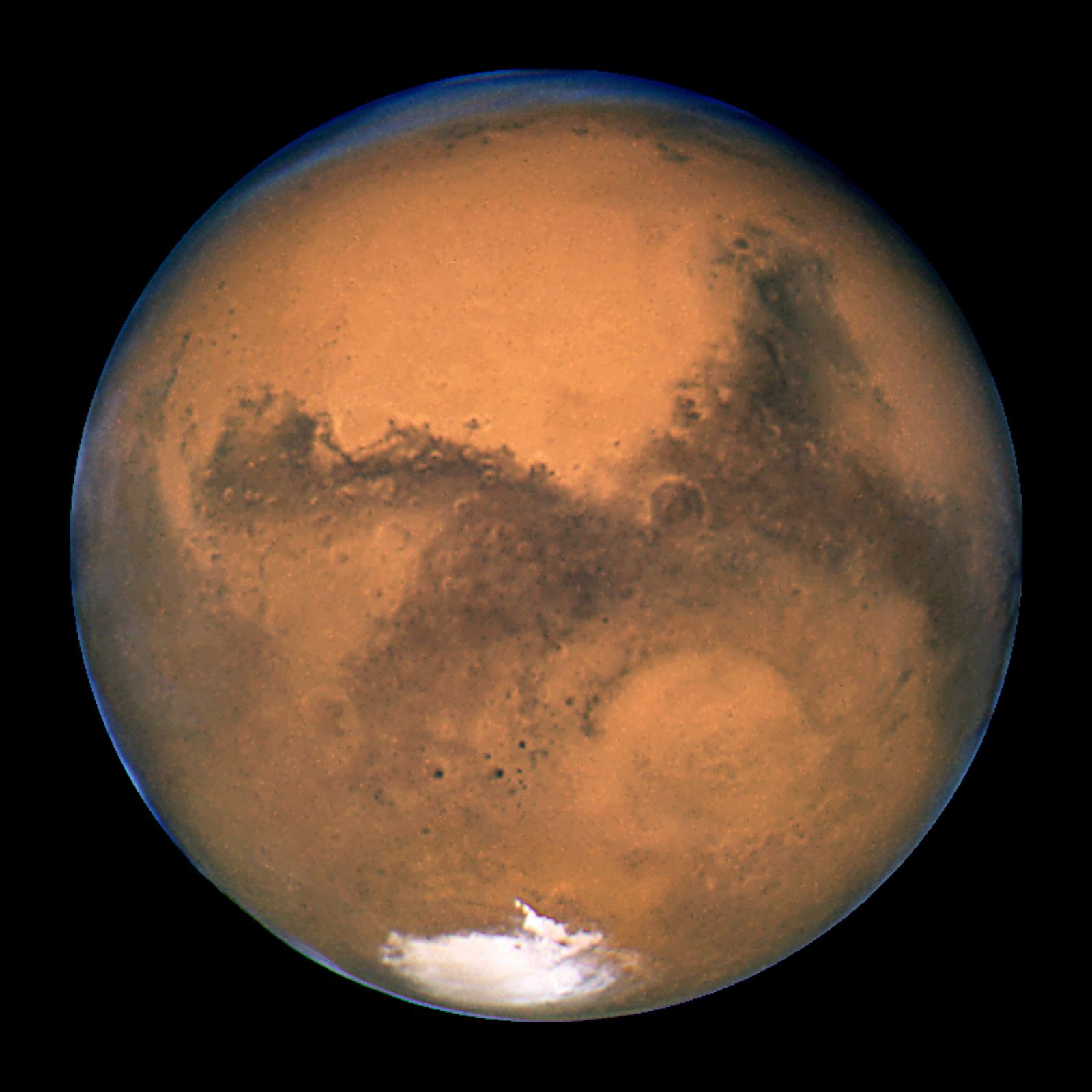 Mars near opposition 1995-2005 2001