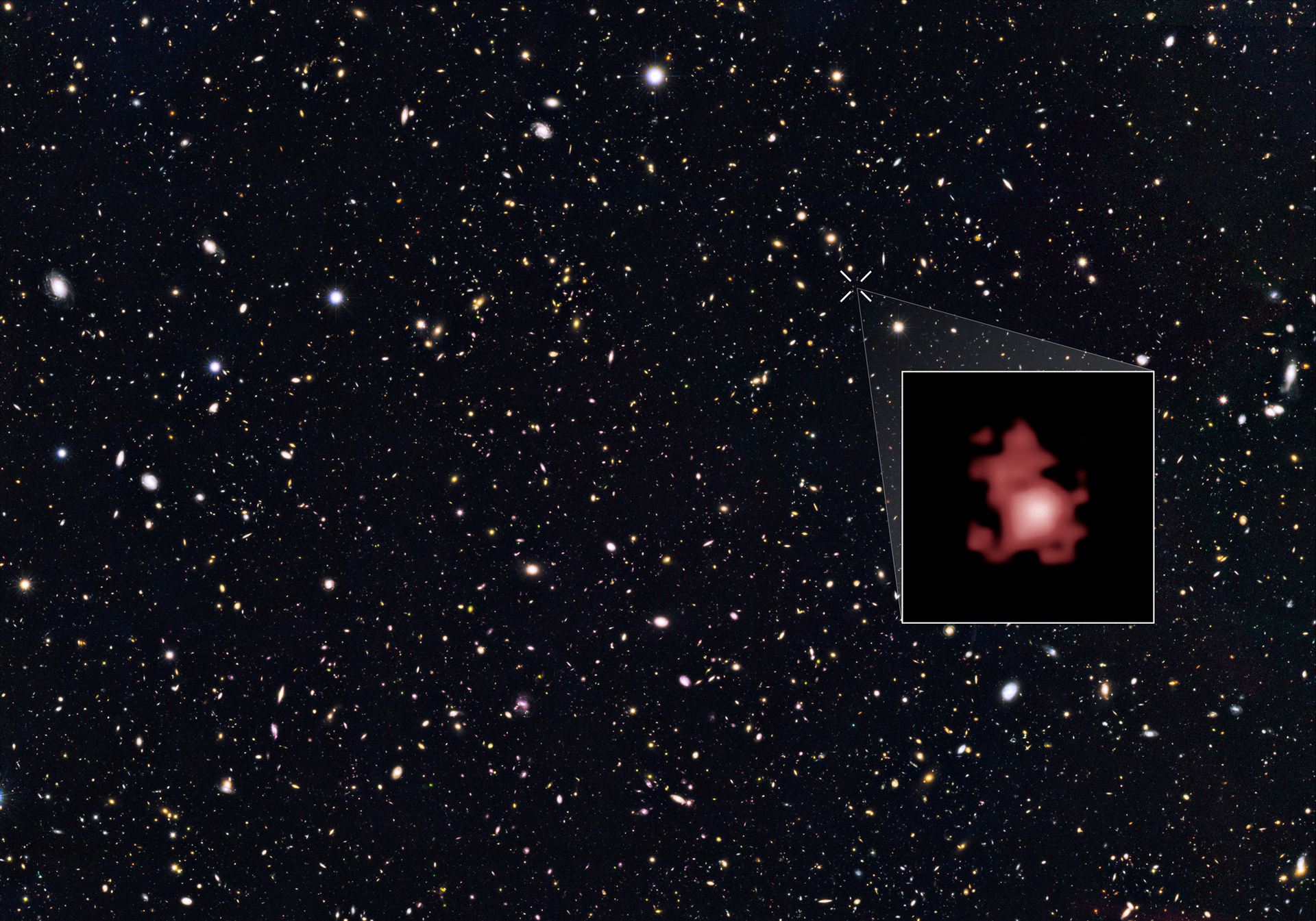 Most distant galaxy