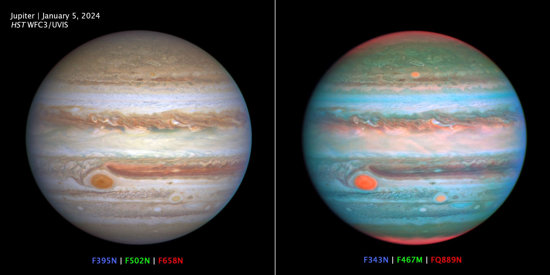 Multiwavelength OPAL Jupiter observation 2024