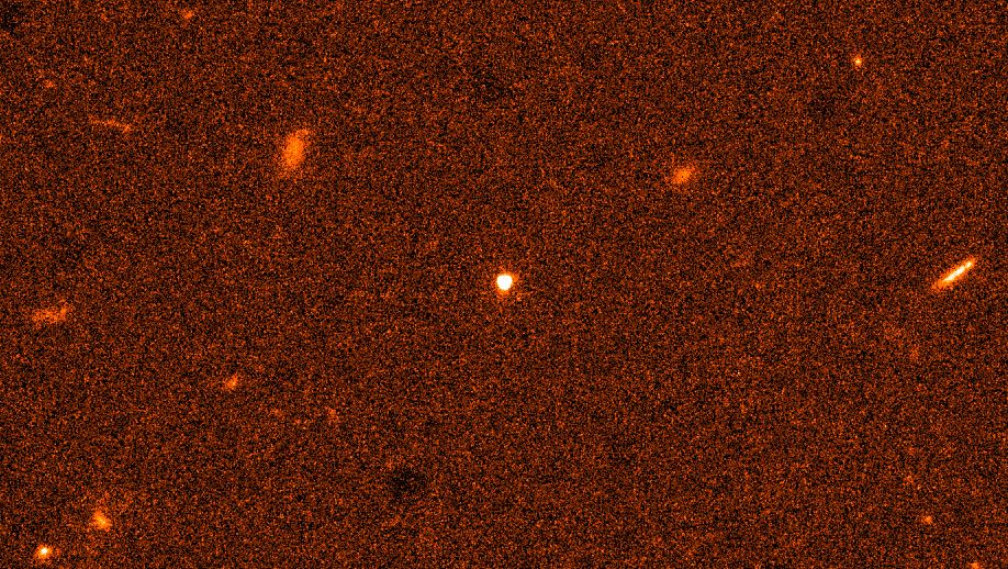 Mysterious fireball from a cataclysmic explosion