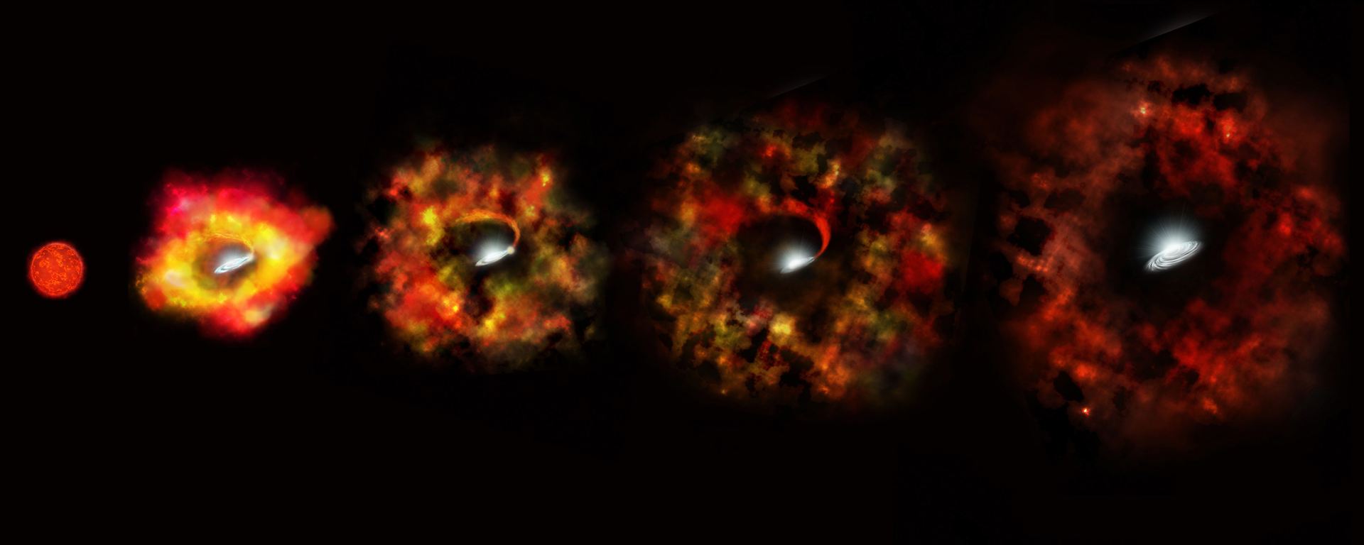 N6946-BH1 failed supernova (artist&rsquo;s impression)