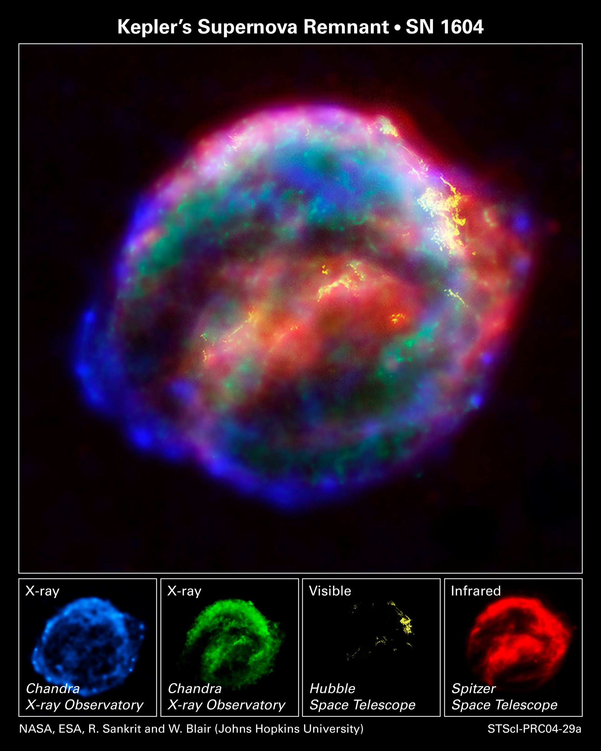 NASA&rsquo;s Great Observatories Provide a Detailed View of Kepler&rsquo;s Supernova Remnant