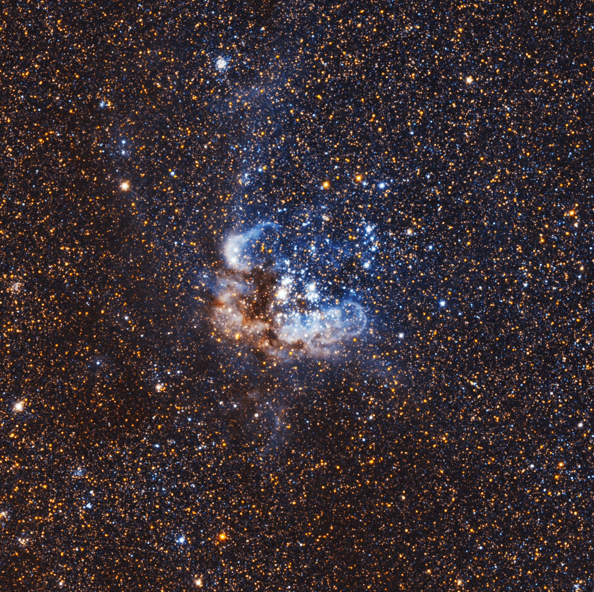 NGC 595 — a diffuse nebula in the Triangulum Galaxy