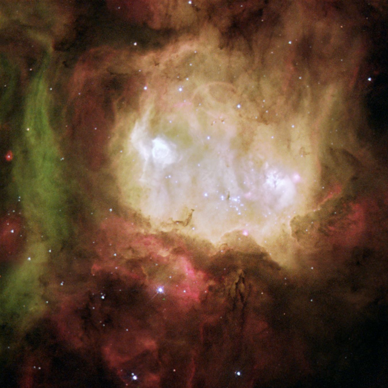 Nebula NGC 2080, nicknamed the &lsquo;Ghost Head Nebula&rsquo;
