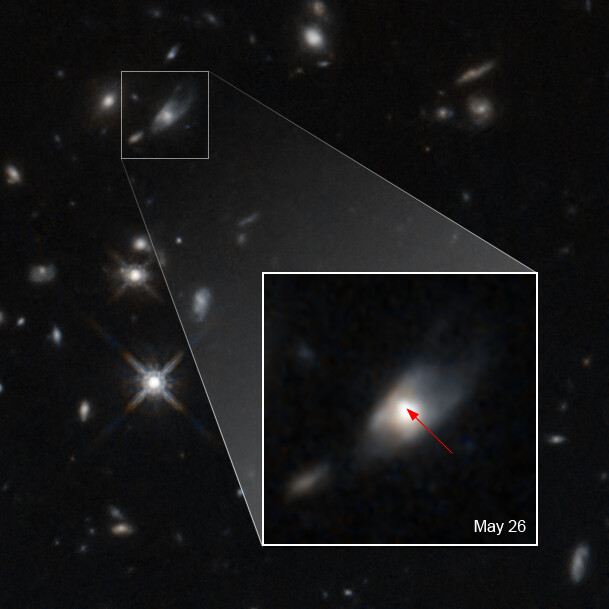 Neutron-Star Collision Releases Puzzling Burst of Infrared Light