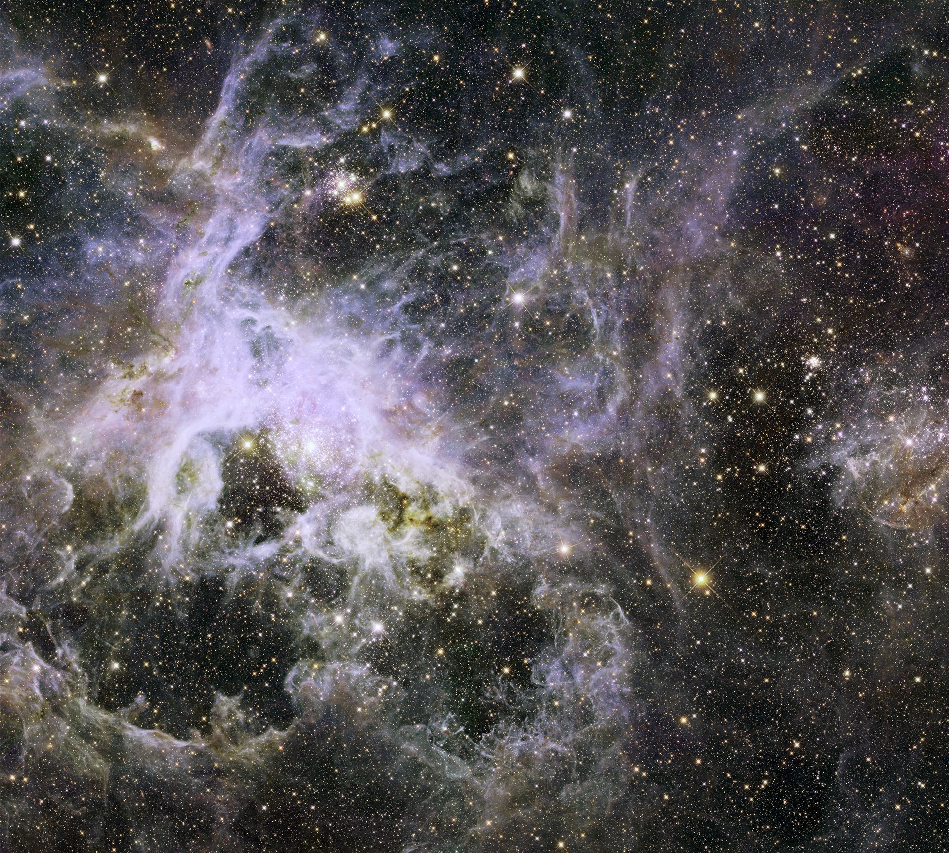 New Hubble infrared view of the Tarantula Nebula