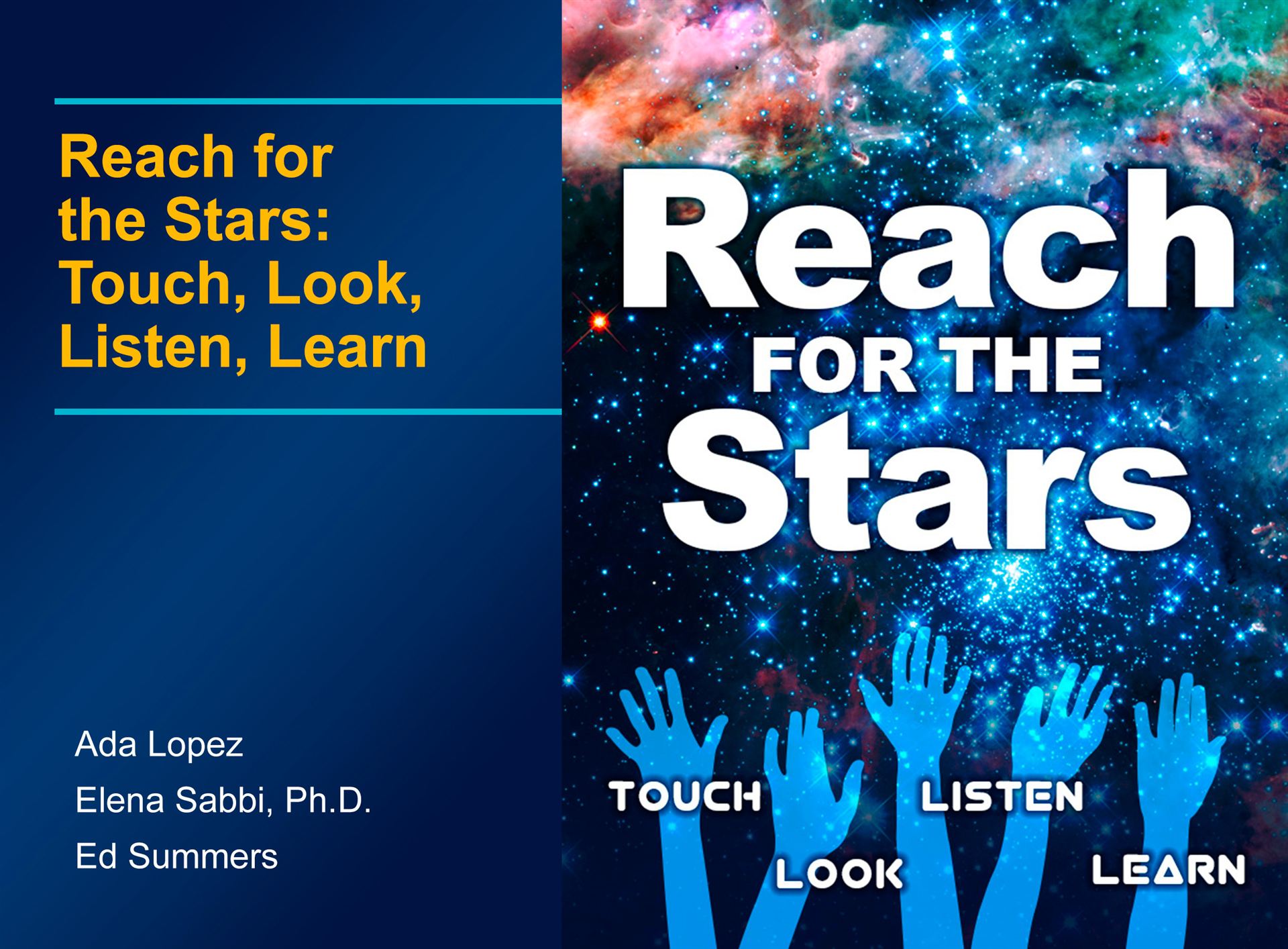 New e-book for the visually impaired makes astronomy accessible through touch and sound