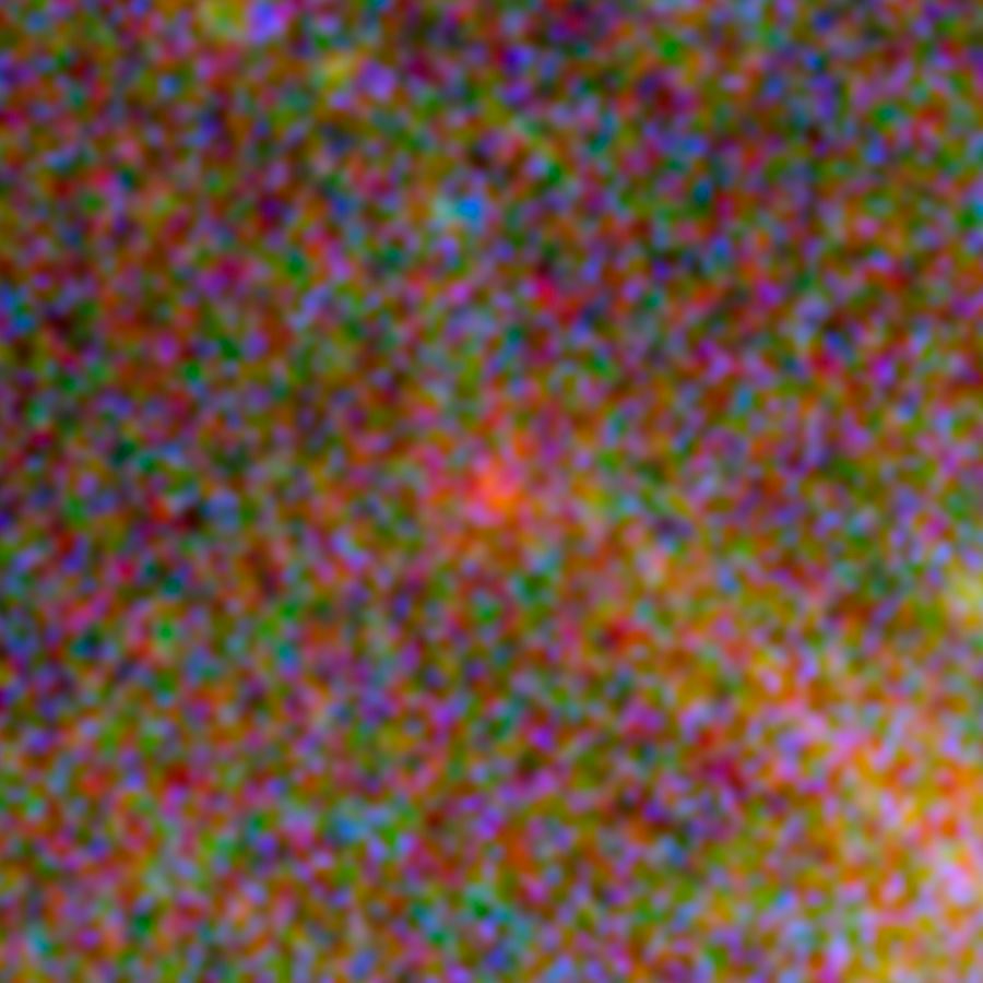 One of three magnified images of a distant galaxy (2)