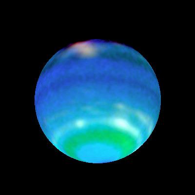 Opposite Hemispheres of Neptune