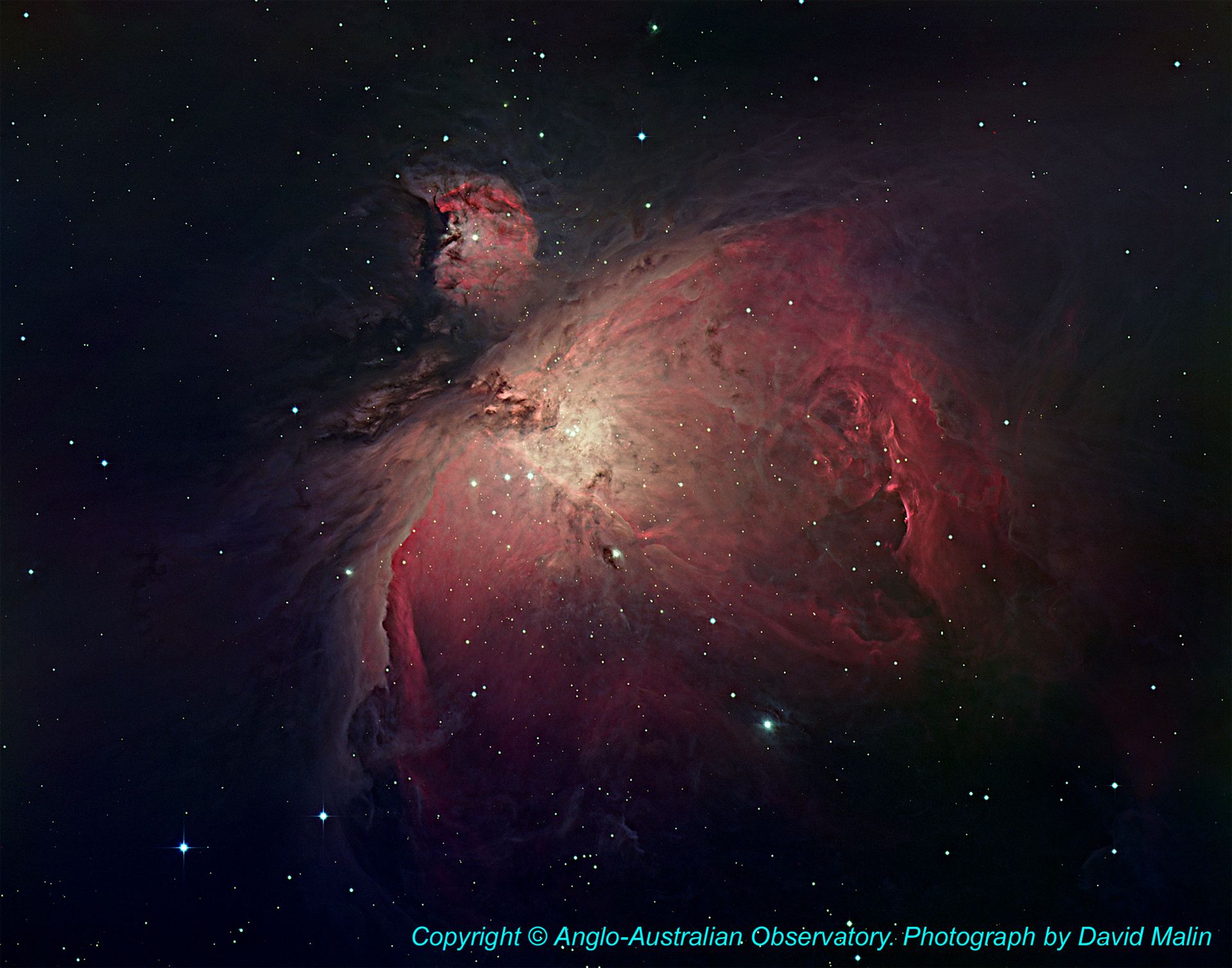 Orion Nebula, NGC 1976, M42 (ground-based image)