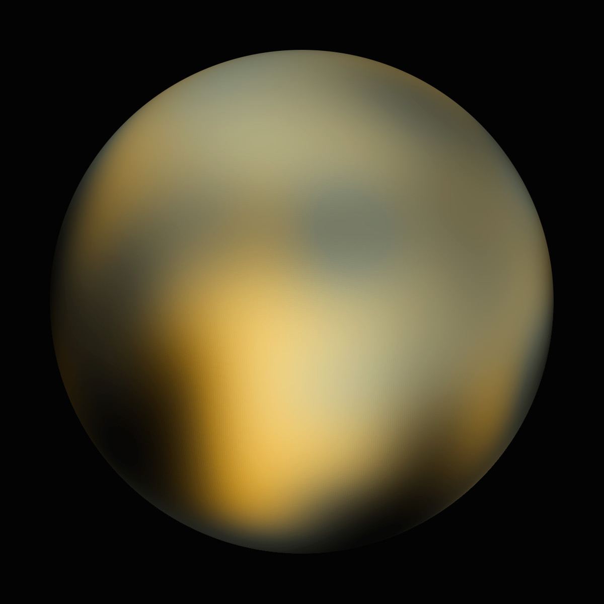 Pluto – 180° longitude