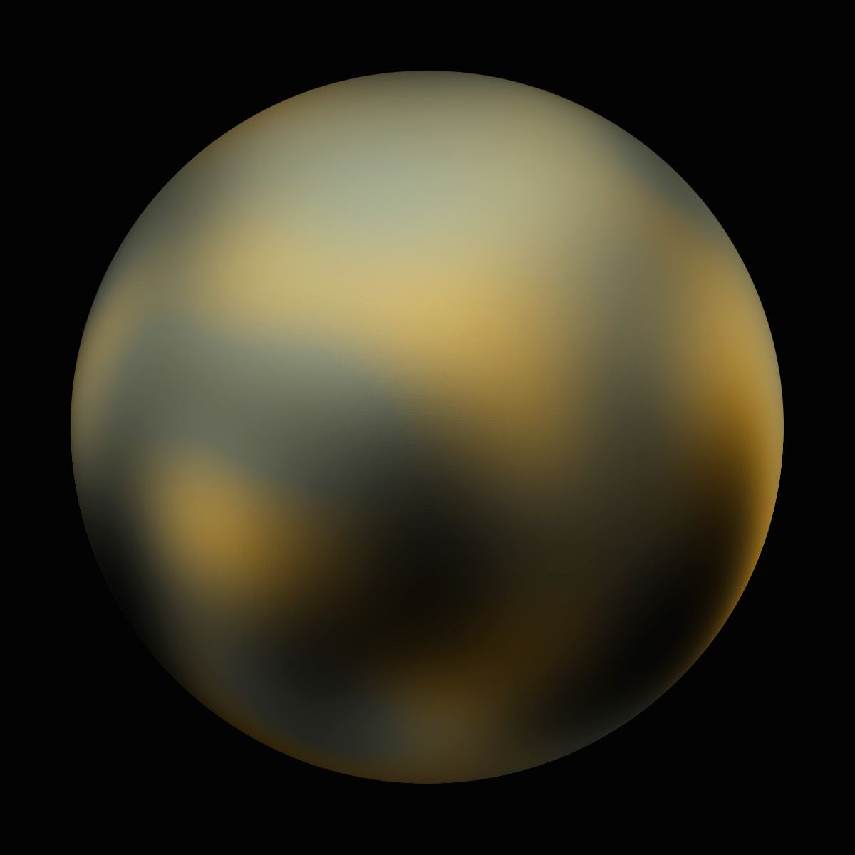 Pluto – 90° longitude