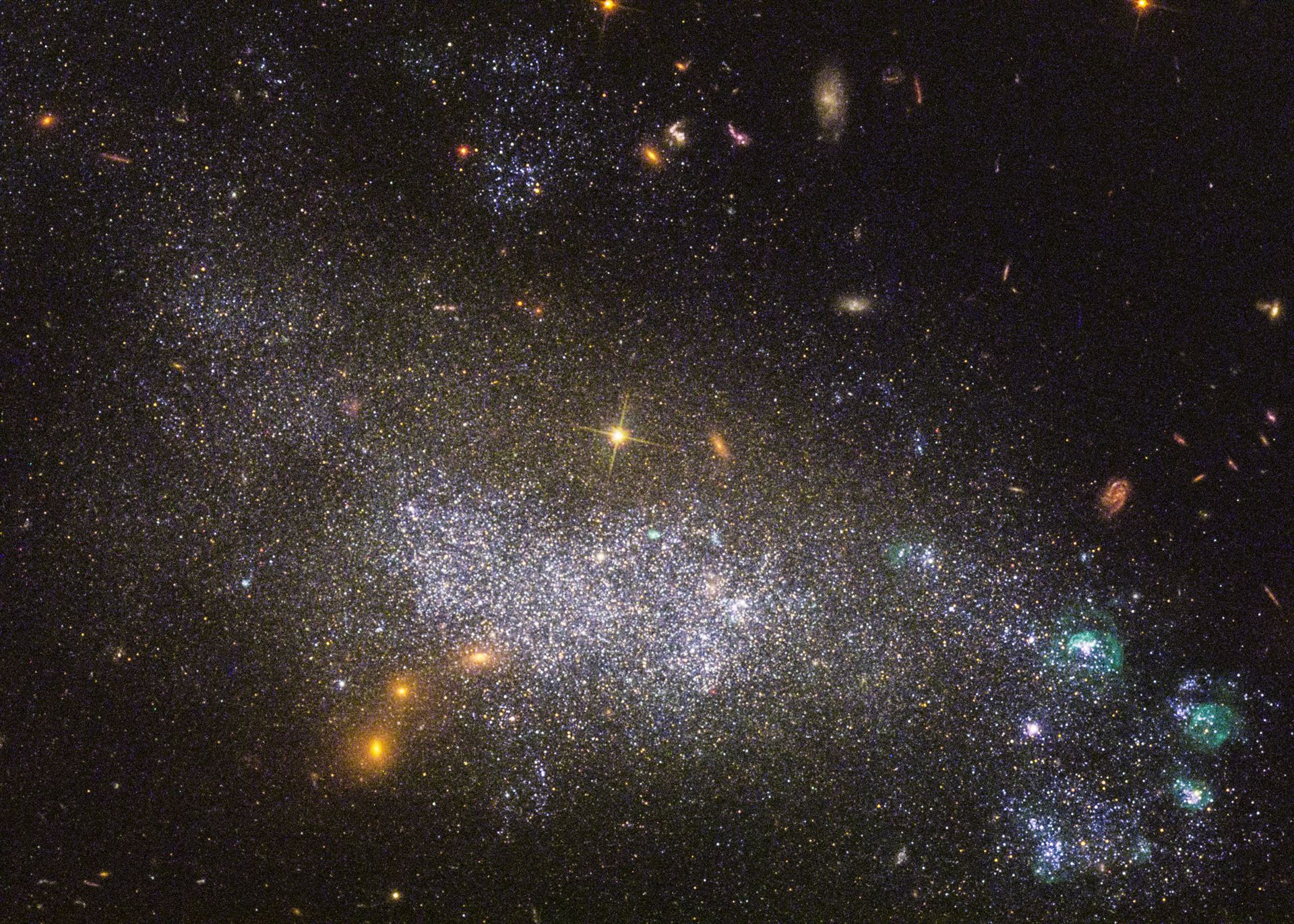 Pockets of star formation in DDO 68
