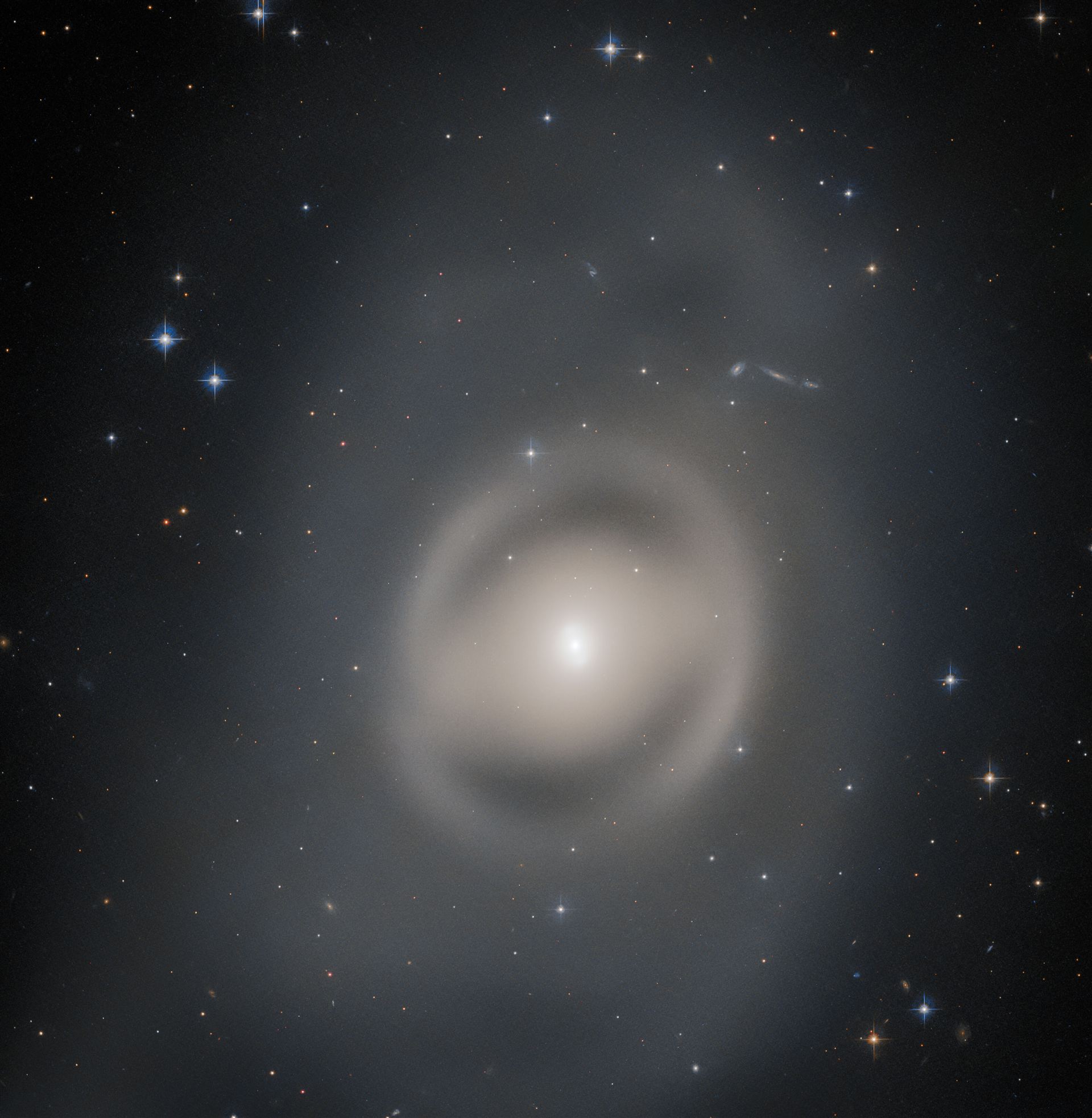 Portrait of a Ghostly Galactic Peacock